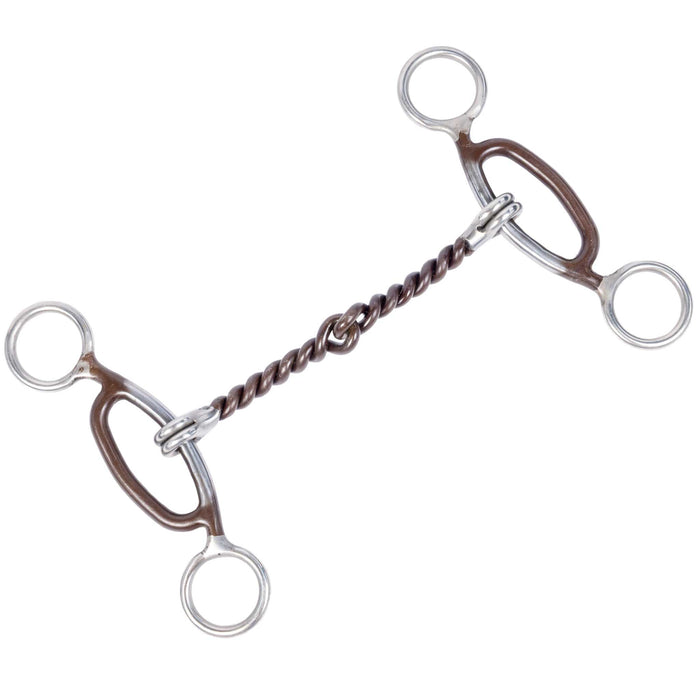 Aime Sliding Gag Twisted Wire Snaffle Bit