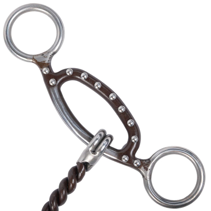 Aime Sliding Gag Twisted Wire Snaffle Bit