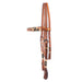 Teskey's Basket Stamped Browband Headstall w/Rawhide Tack - Headstalls Teskey's
