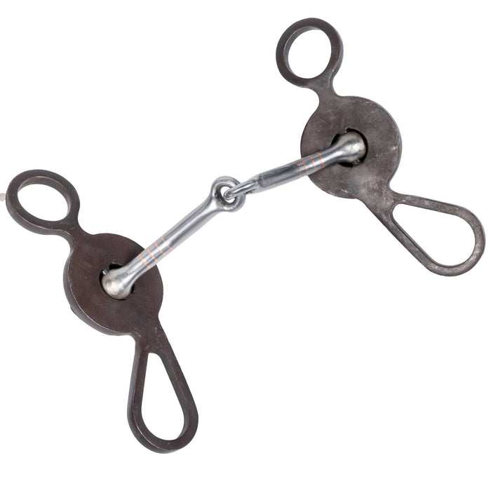 Cowboy Tack Short Shank Concho Snaffle Bit