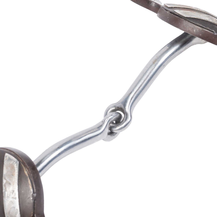 Cowboy Tack Short Shank Concho Snaffle Bit