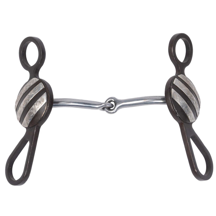 Cowboy Tack Short Shank Concho Snaffle Bit