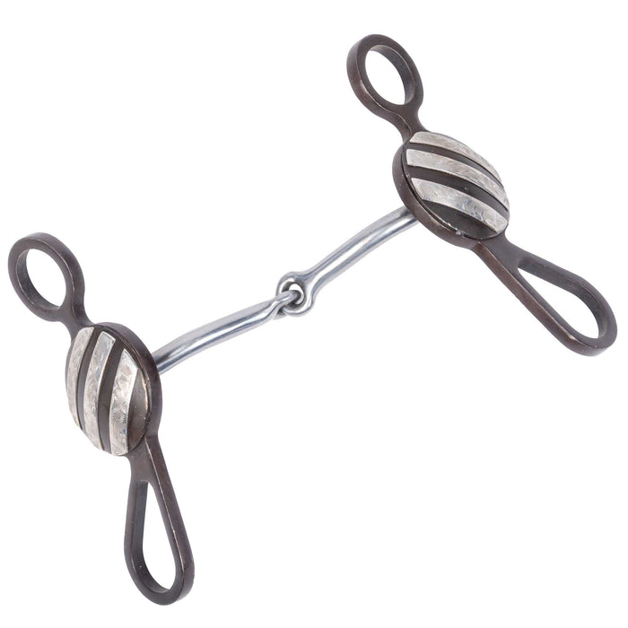 Cowboy Tack Short Shank Concho Snaffle Bit