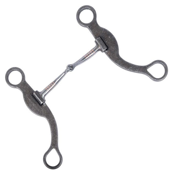 Formay Aged Steel Snaffle Bit