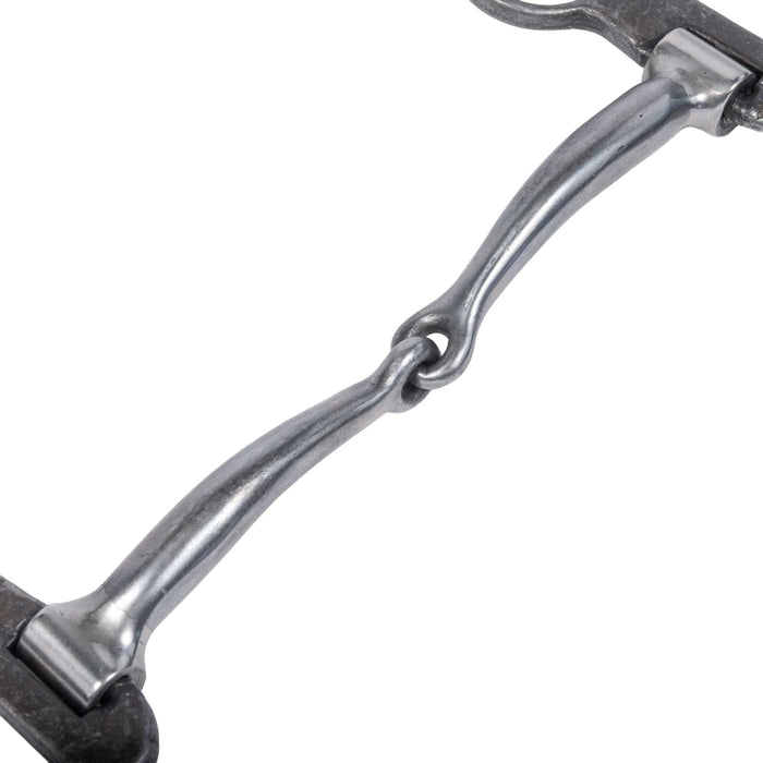 Formay Aged Iron S-Shank Snaffle Bit