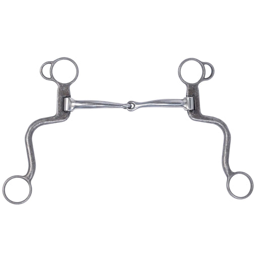 Formay Aged Iron S-Shank Snaffle Bit Tack - Bits Formay