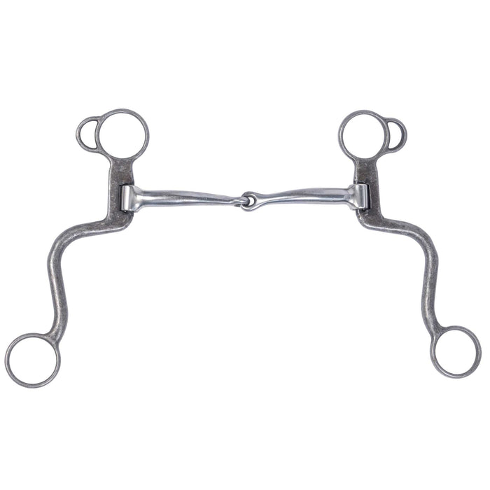 Formay Aged Iron S-Shank Snaffle Bit
