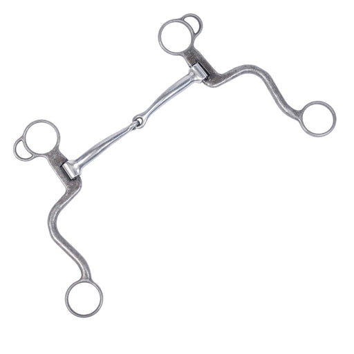 Formay Aged Iron S-Shank Snaffle Bit Tack - Bits Formay