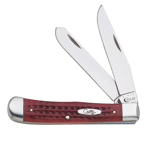 Case Pocket Worn® Corn Cob Jig Old Red Bone Trapper Knives W.R. Case   