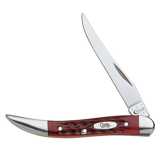 Case Pocket Worn® Corn Cob Jig Old Red Bone Small Texas Toothpick Knives W.R. Case   