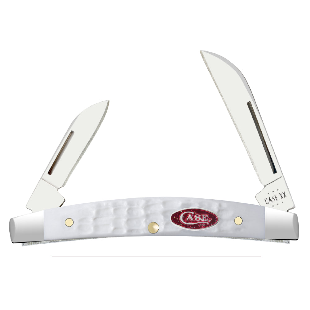 WHITE SYNTHETIC STANDARD JIG SMALL CONGRESS Knives WR CASE   