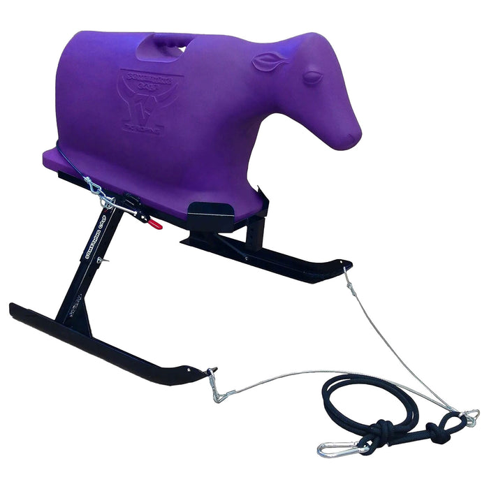 7K Something Calf Sled w/Calf Dummy Tack - Ropes & Roping 7K ROPING Purple