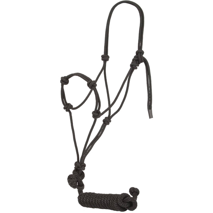 Mustang Knotted Economy Halter Tack - Halters & Leads Mustang