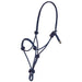 Mustang Two-Tone Rope Halter Tack - Halters & Leads Mustang Blue/Black