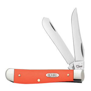 Case Orange Synthetic Mini Trapper Knives WR CASE   