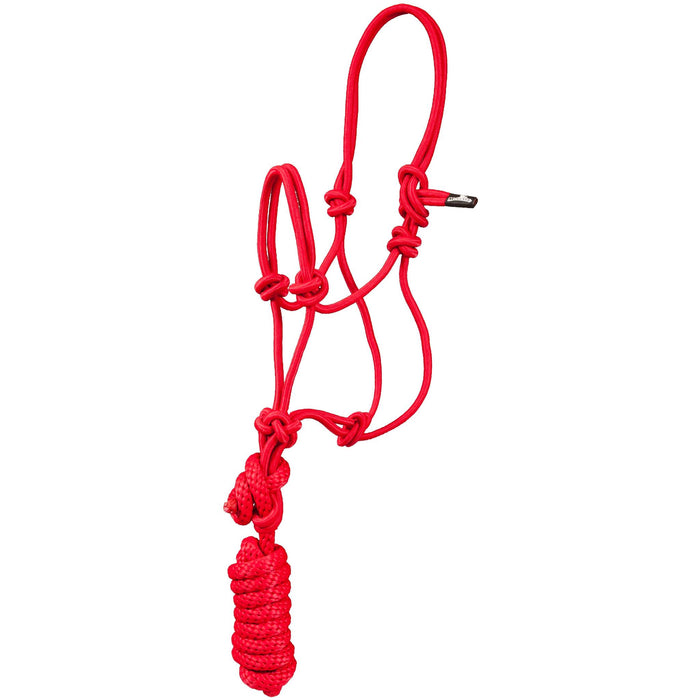 Mustang Pony Economy Rope Halter Tack - Halters & Leads Mustang Red