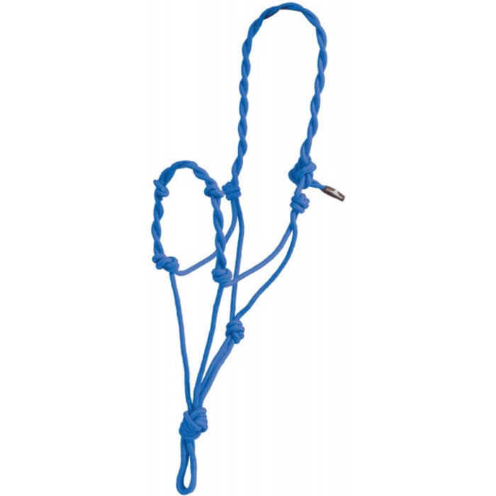 Twisted Nose Rope Halter Tack - Halters & Leads Mustang Blue