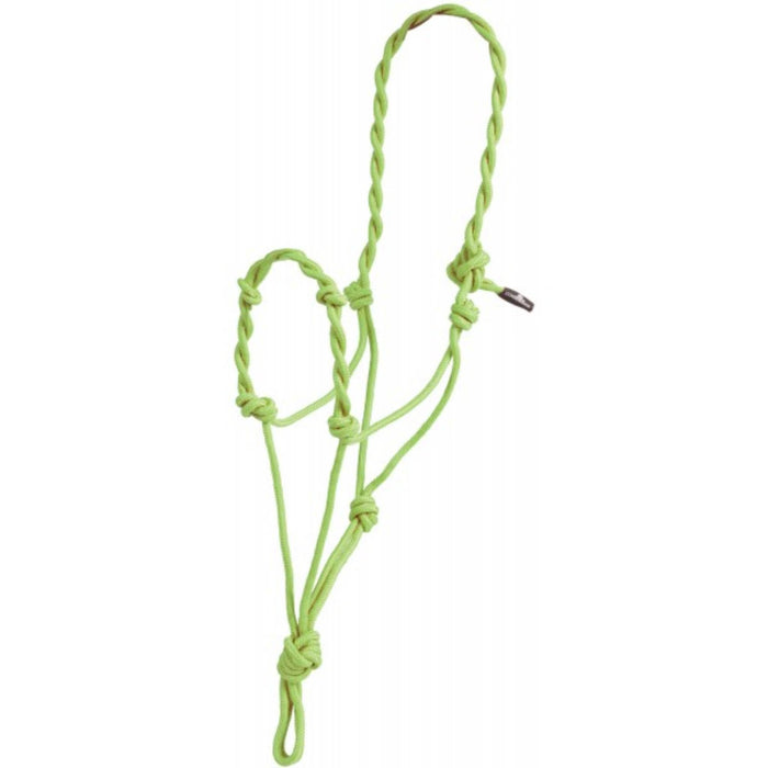 Twisted Nose Rope Halter Tack - Halters & Leads Mustang Lime