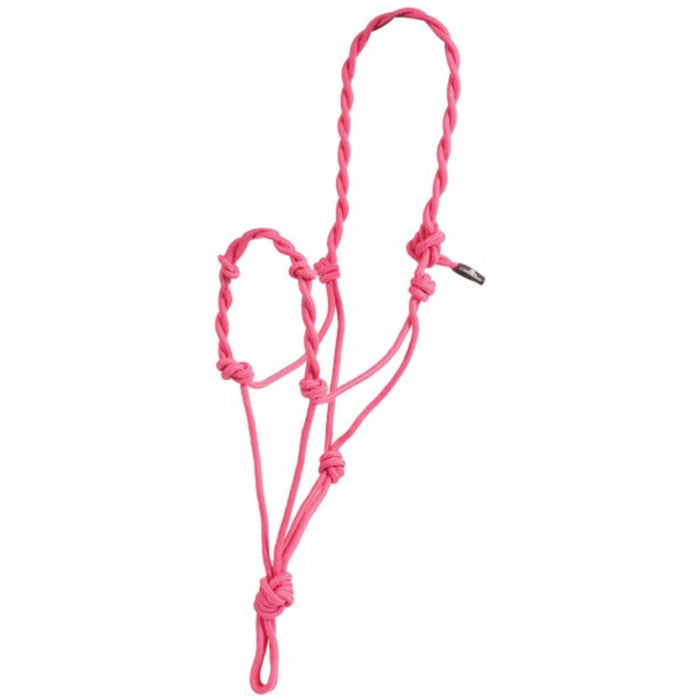 Twisted Nose Rope Halter Tack - Halters & Leads Mustang Pink