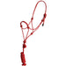Mustang Foal and Yearling Rope Halter w/Lead Tack - Halters & Leads Mustang Foal Red