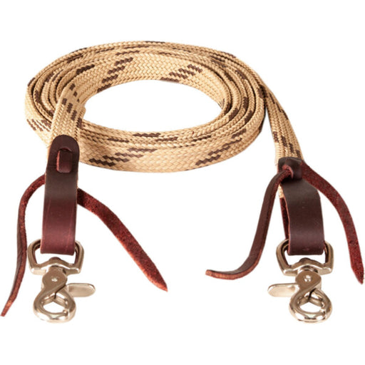 Mustang Flat Waxed Roping Rein Tack - Reins Mustang