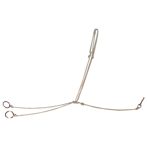 Mustang White Cord Martingale Tack - Training Mustang