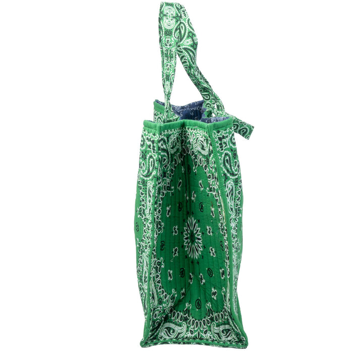 Green Bandana Tote Bag