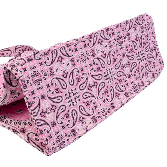 Pink Bandana Tote Bag