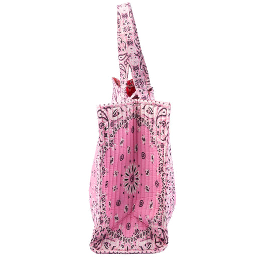 Pink Bandana Tote Bag ACCESSORIES - Luggage & Travel - Tote Bags Panache Apparel