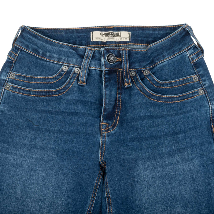 Rock & Roll Denim Women's Mid Rise Bootcut Jean WOMEN - Clothing - Jeans Panhandle