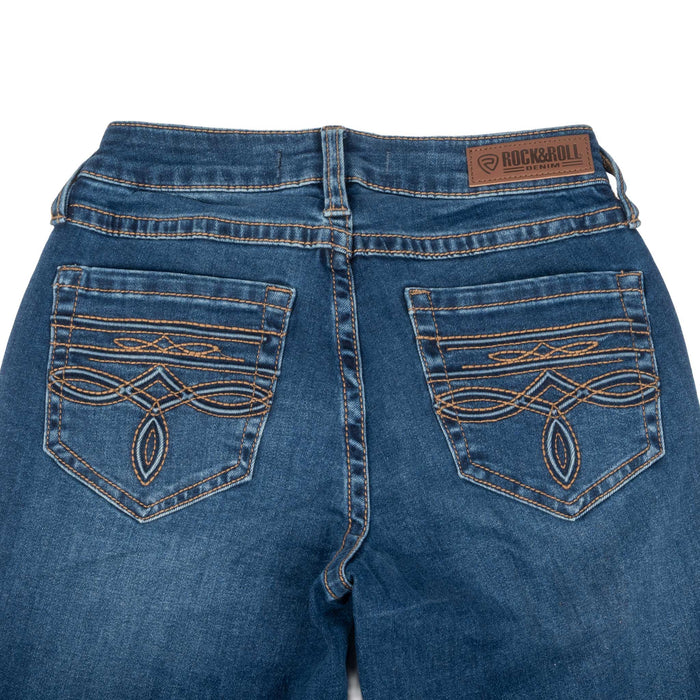 Rock & Roll Denim Women's Mid Rise Bootcut Jean WOMEN - Clothing - Jeans Panhandle