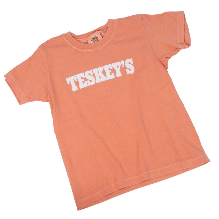 Teskey's Youth Plain Logo Tee - Terracotta