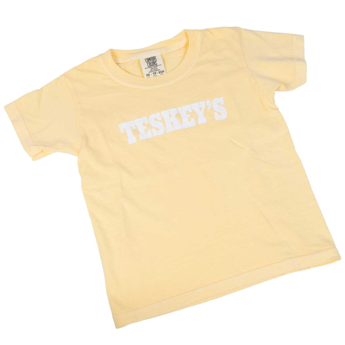 Teskey's Youth Plain Logo Tee - Butter TESKEY'S GEAR - Youth SS Shirts Teskey's