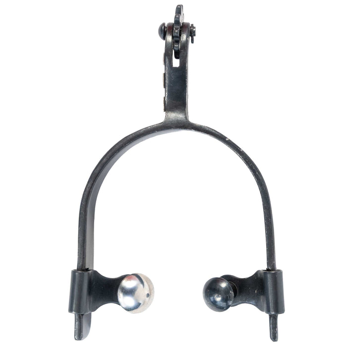 Metalab Black Satin Ladies Roping Spur Tack - Spurs Partrade