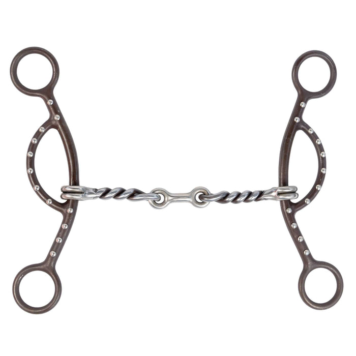 Aime Sliding Gag Twisted Dog Bone Bit