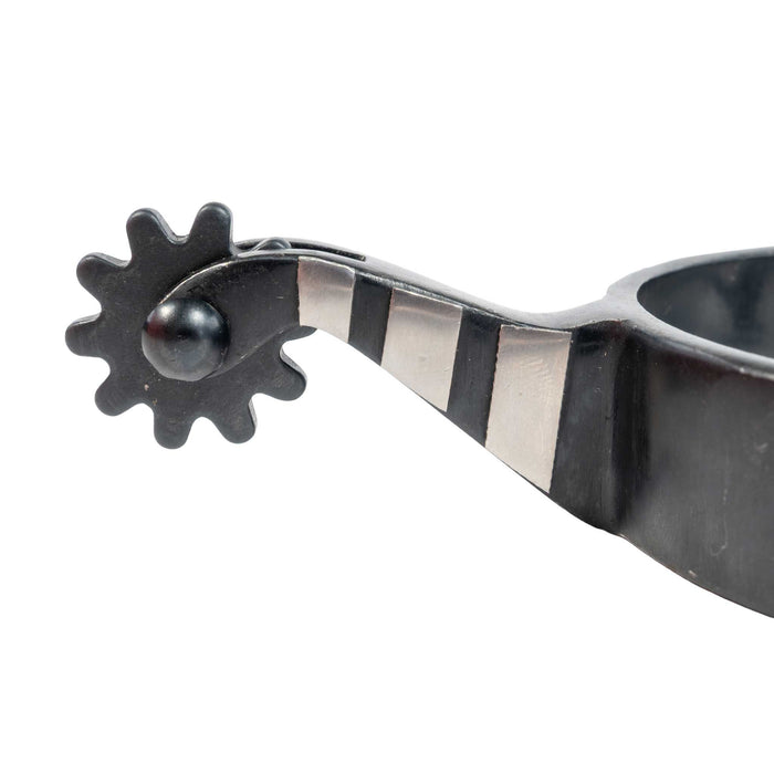 Metalab Black Satin Ladies Roping Spur Tack - Spurs Partrade
