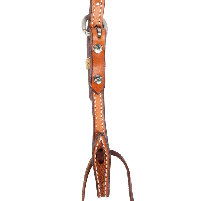 Teskey's Pony One Ear Basket Stamped Headstall Tack - Headstalls Teskey's