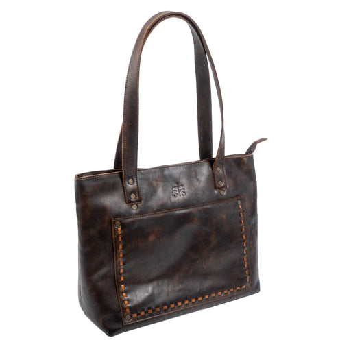 STS Ranchwear Bandera Chocolate Simple Tote Bag ACCESSORIES - Luggage & Travel - Tote Bags STS Ranchwear