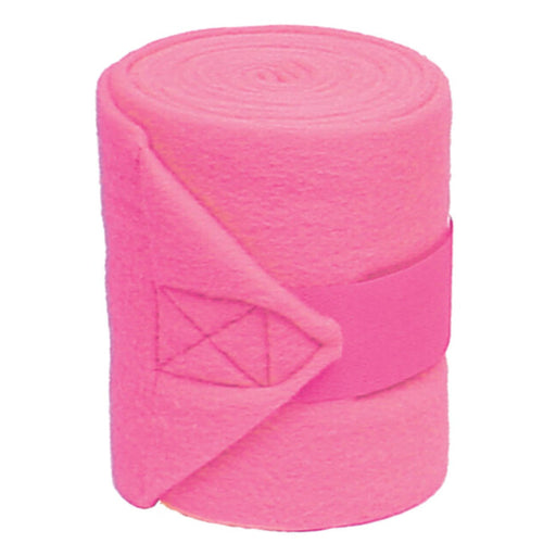 Polo Wraps Tack - Leg Protection Mustang Hot Pink