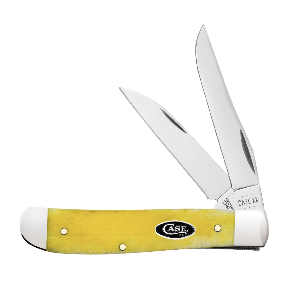 Case Yellow Bone Smooth Mini Trapper Knives WR CASE   
