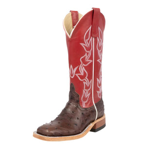 Anderson Bean Women's Kango Tobacco FQ Ostrich Boot - Teskey's Exclusive WOMEN - Footwear - Boots - Exotic Boots Anderson Bean Boot Co.