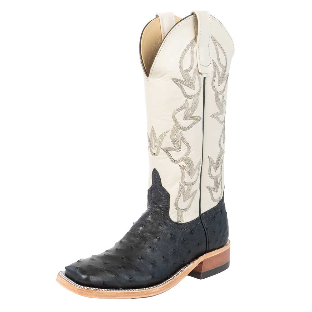 Anderson Bean Women's Black Ostrich Boot - Teskey's Exclusive WOMEN - Footwear - Boots - Exotic Boots Anderson Bean Boot Co.   