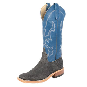 Anderson Bean Women's Grey Safari Giraffe Boot - Teskey's Exclusive WOMEN - Footwear - Boots - Exotic Boots Anderson Bean Boot Co.   