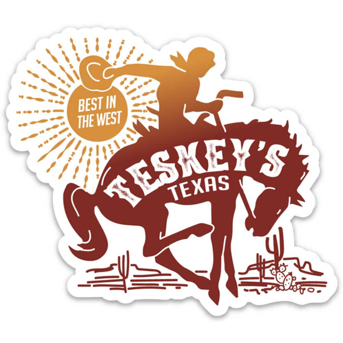 Teskey's Bronco Sticker