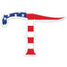 Teskey's Small American T Logo Vinyl Die-Cut Sticker TESKEY'S GEAR - Stickers Teskey's