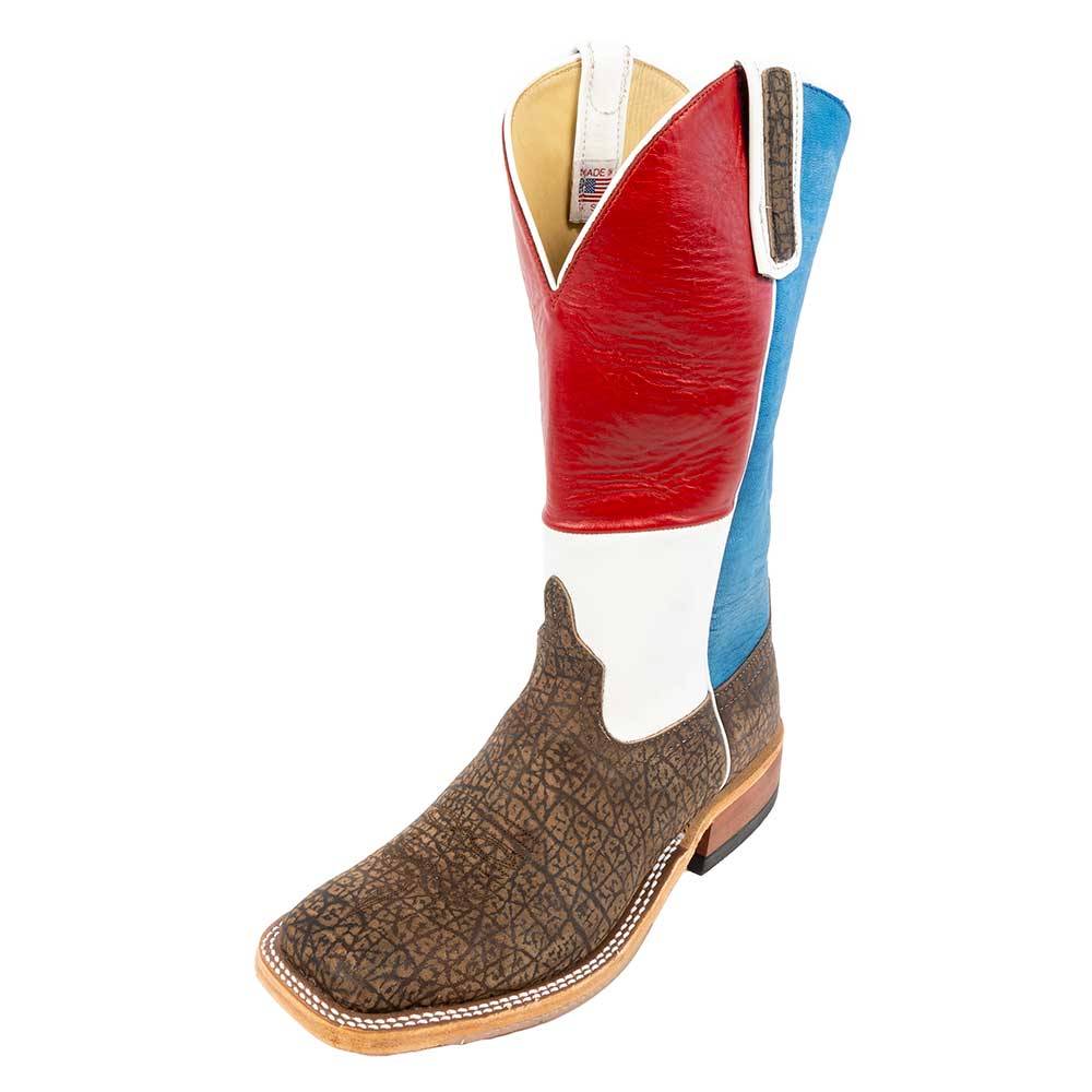 Anderson Bean Men's Tan Hungry Hippo Boot - Teskey's Exclusive - FINAL SALE MEN - Footwear - Exotic Western Boots Anderson Bean Boot Co.   