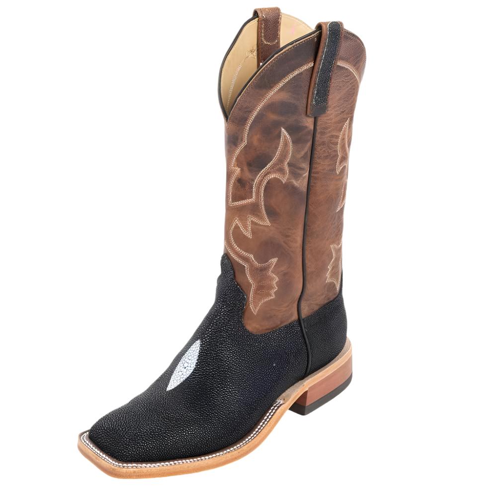 Anderson Bean Men's Black Stingray Boots MEN - Footwear - Exotic Western Boots Anderson Bean Boot Co.   