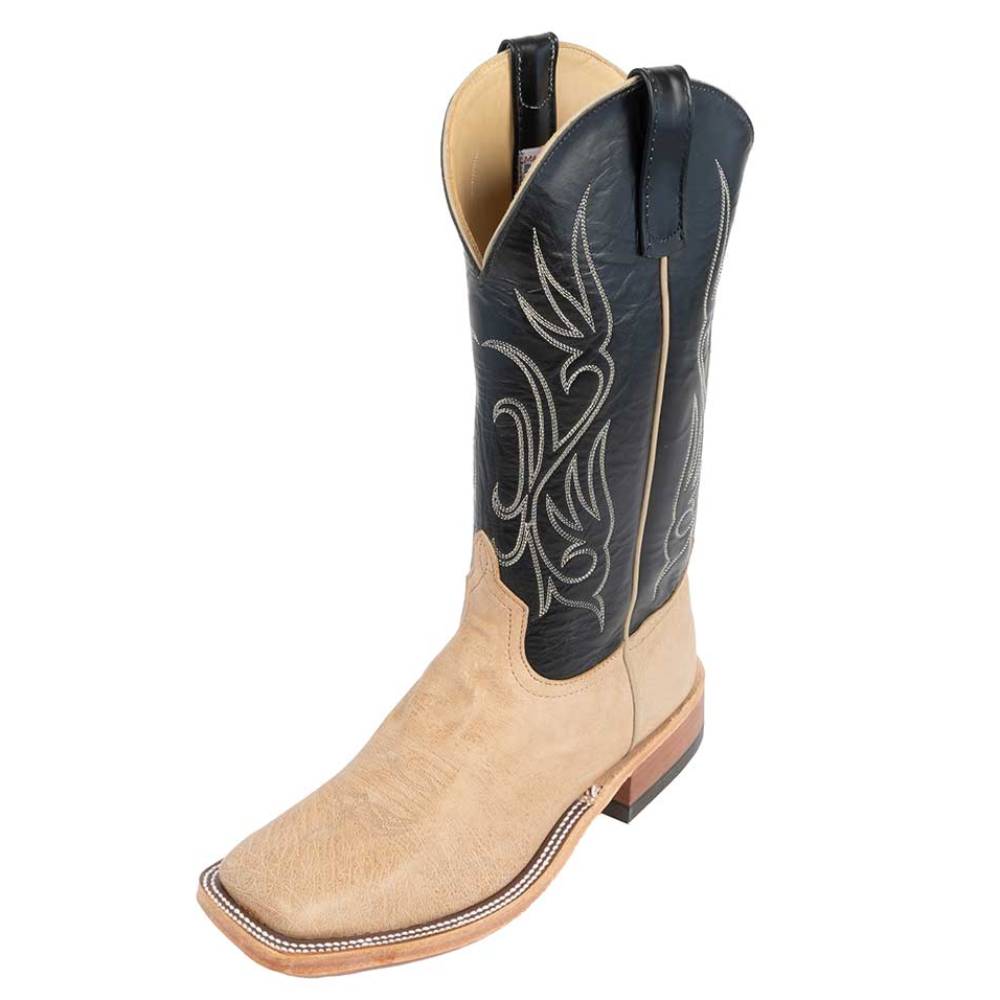 Anderson Bean Men s Tan Vintage Bruciato Ostrich Boot Teskey s Exclusive 8.5 D