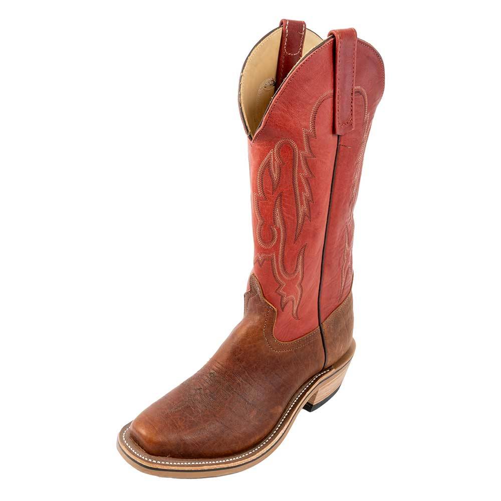 Anderson Bean Men's Red Fools Goat Boot - Teskey's Exclusive MEN - Footwear - Exotic Western Boots Anderson Bean Boot Co.   