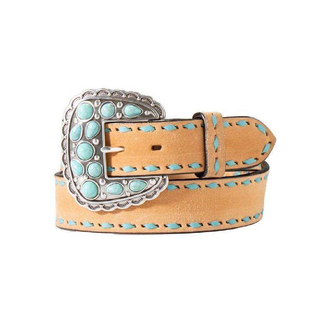 Angle Ranch Women's Turquoise Stitch Belt WOMEN - Accessories - Belts M&F Western Products   